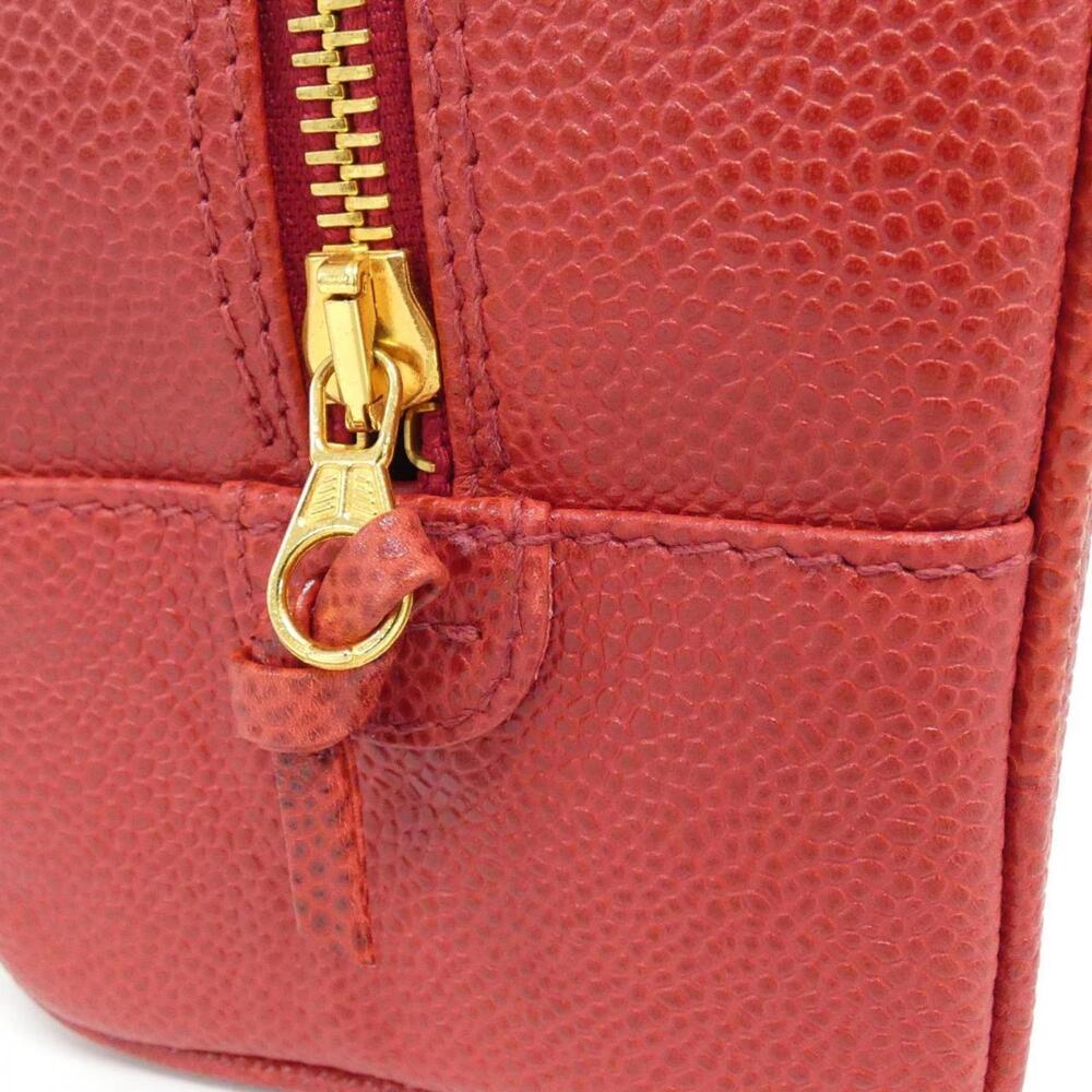 CHANEL Red Pouch - Picture 4 of 6